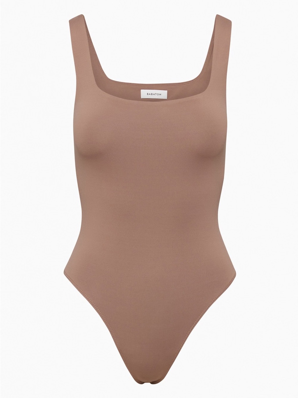Aritzia BabatonTaupe Contour Bodysuit size large